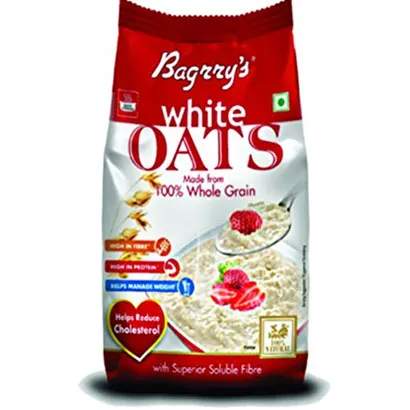 Bagrry's  White OATS 1000 gm Punch (Import from India)